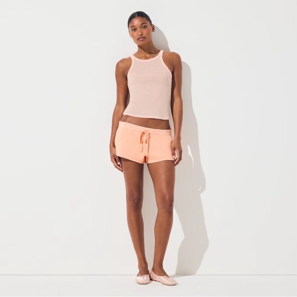 NWT SKIMS French Terry Short Cantalope